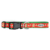 The Worthy Dog Gingerbread Bones Dog Collar