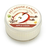 Pet House Candle Apple Cider scented candle on a white background