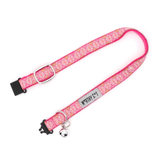 The Worthy Cat Medallion Cat Collar Pink
