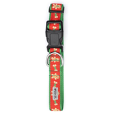 The Worthy Dog Gingerbread Bones Dog Collar