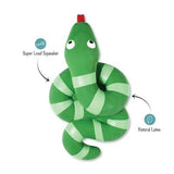 Fringe Knotty By Nature Squeaky Dog Toy Snake