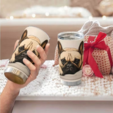 French Bulldog Stainless Steel Tumbler