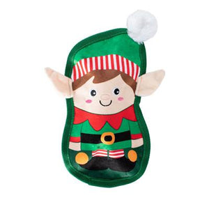 Fringe Just Being My Elf Durable Plush Dog Toy