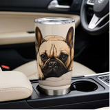 French Bulldog Stainless Steel Tumbler