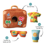 Fringe Pack Your Bags Interactive Dog Toy
