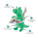 Fringe Shark Week Rex Plush Dog Toy