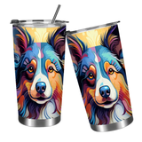 Collie Colorful Insulated Tumbler 20oz