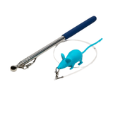 Giddy Kitty Finn The Mouse Wand Cat Treat Toy