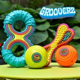 Multipet Grooverz TPR Ball 3.5in Asstorted