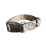 Doot's Mushrooms and Foxes Nylon Dog Collar