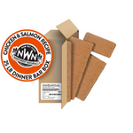 Northwest Naturals raw pet food package with chicken and salmon recipe on a white background