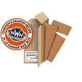 Northwest Naturals raw pet food package with chicken and salmon recipe on a white background