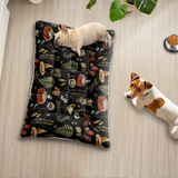Plush Mushroom Leaves Crate Pad