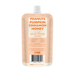 Peanuts Pumpkin Cinnamon Honey product packaging on a white background