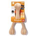 Dog chew toy with packaging labeled 'BetterBone' on a white background