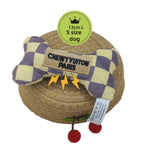 Chewy Vuiton Checkered Bone Dog Toy