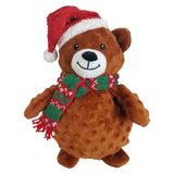 Petlou Christmas Dotty Bear 10in