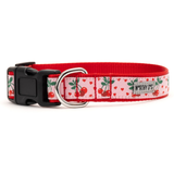 The Worthy Dog Cherries Jubilee Dog Collar Pink