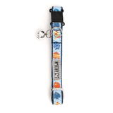 The Worthy Cat Fishy Cat Collar Blue