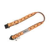 The Worthy Cat Fall Check Cat Collar Brown/Orange
