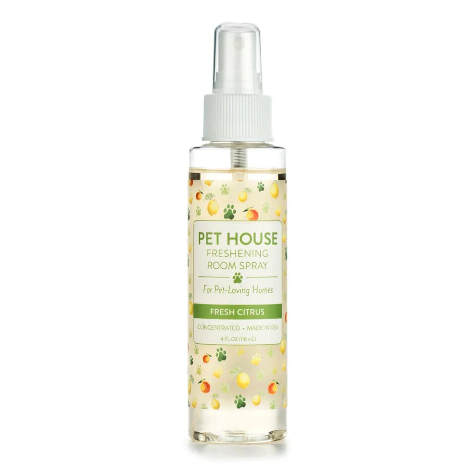 Pet House Freshening Room Spray bottle on a white background