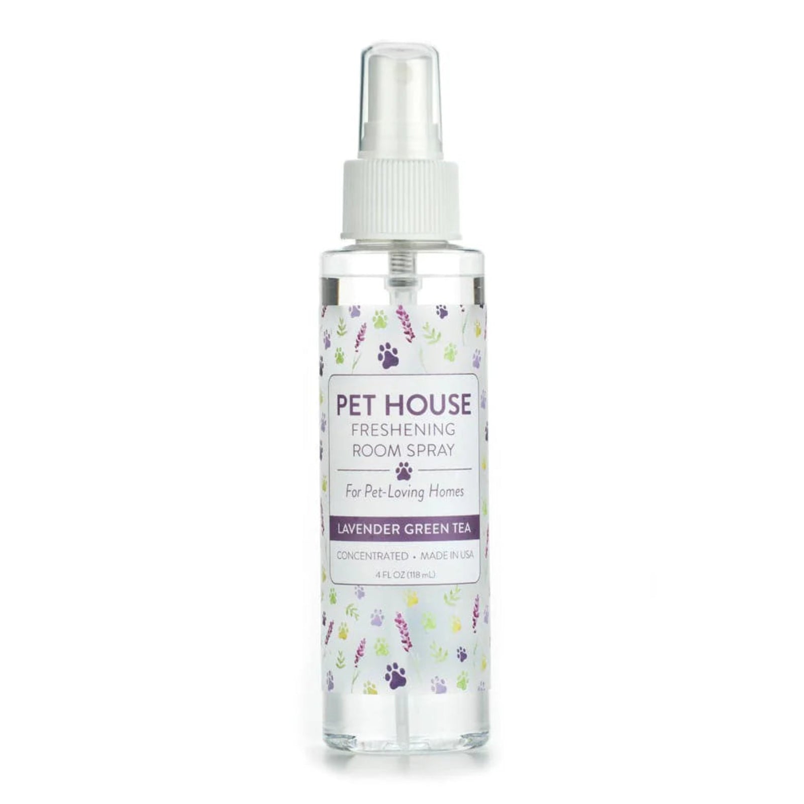 Pet House Freshening Room Spray bottle on a white background