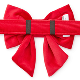 Foggy Dog Cranberry Velvet Lady Dog Bow