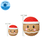 HuggleHounds Gingy Latex Dog Ball Ruff-Tex