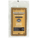 Package of Northwest Naturals raw diet for dogs with turkey recipe on a white background