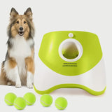 Automatic Tennis Ball Launcher for Outdoor Fetch Training and Exercise