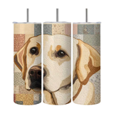 Labrador Retriever Patchwork Quilt Insulated Tumbler 20oz