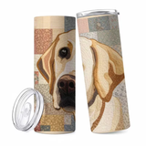 Labrador Retriever Patchwork Quilt Insulated Tumbler 20oz