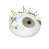 Woollyfelt Eco-Friendly Layered Floral Felt Cat Cave