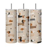 Dachshund Turtle Neck Insulated Tumbler 20oz