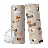 Dachshund Turtle Neck Insulated Tumbler 20oz