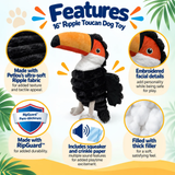 Petlou Zoo Friends Toucan 16in