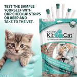 CheckUp Kit 4 Cat packaging with a kitten and text on a light blue background