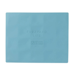 Light blue placemat with 'Fuzzyard Life' branding on a white background
