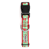 The Worthy Dog Holiday Lattes Dog Collar