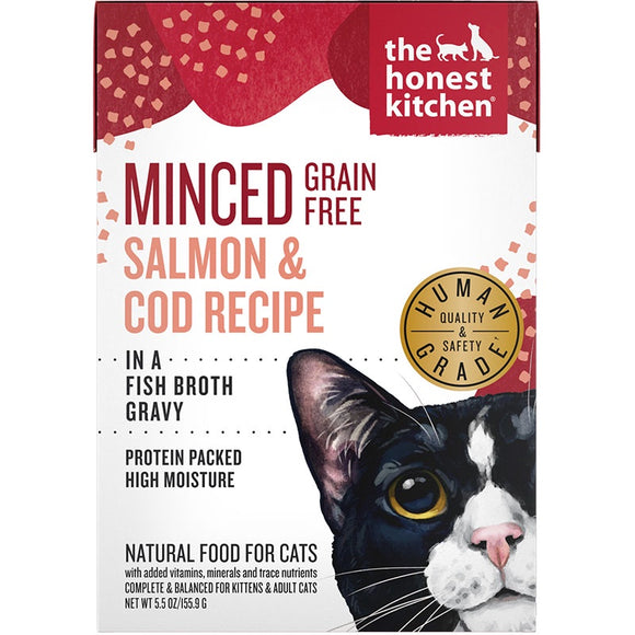 The Honest Kitchen Cat Minced Salmon Cod 5.5oz