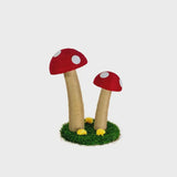 Whimsical Red Mushroom Cat Post 2 Sisal Posts
