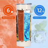 Labrador Retriever Floral Insulated Tumbler 20oz