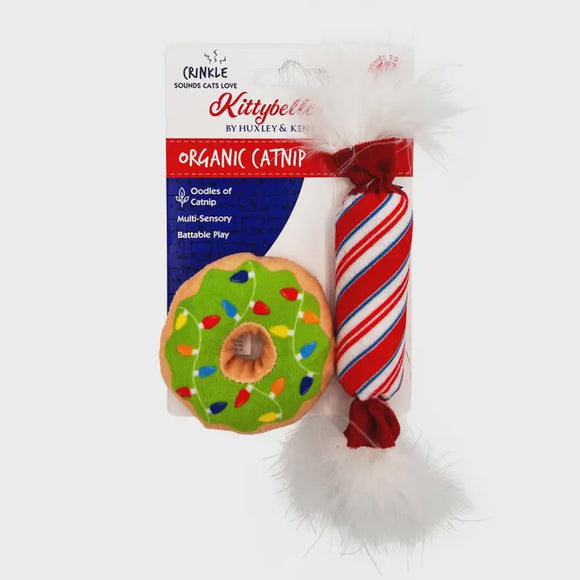 Kittybelles Lit Donut & Peppermint Candy 2pk