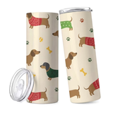 Dachsund Sweaters Insulated Tumbler 20oz