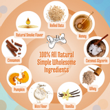 Bag of Muttillows dog treats with colorful design