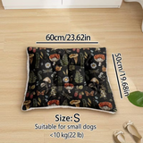 Plush Mushroom Leaves Crate Pad