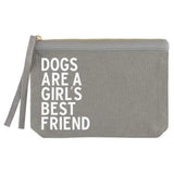 Santa Barbara Bestfriend Grey Pouch