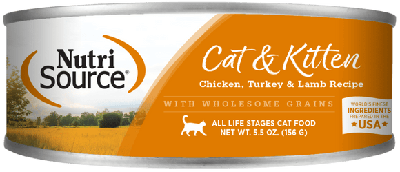 NutriSource Cat Chicken Turkey Lamb 5oz