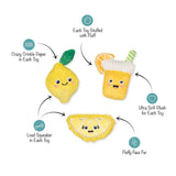 Fringe Sour You Doing Plush Dog Toy 3pk