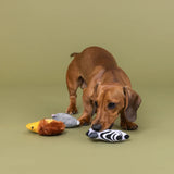 Fringe Meet At The Zoo Plush Dog Toy 3pk